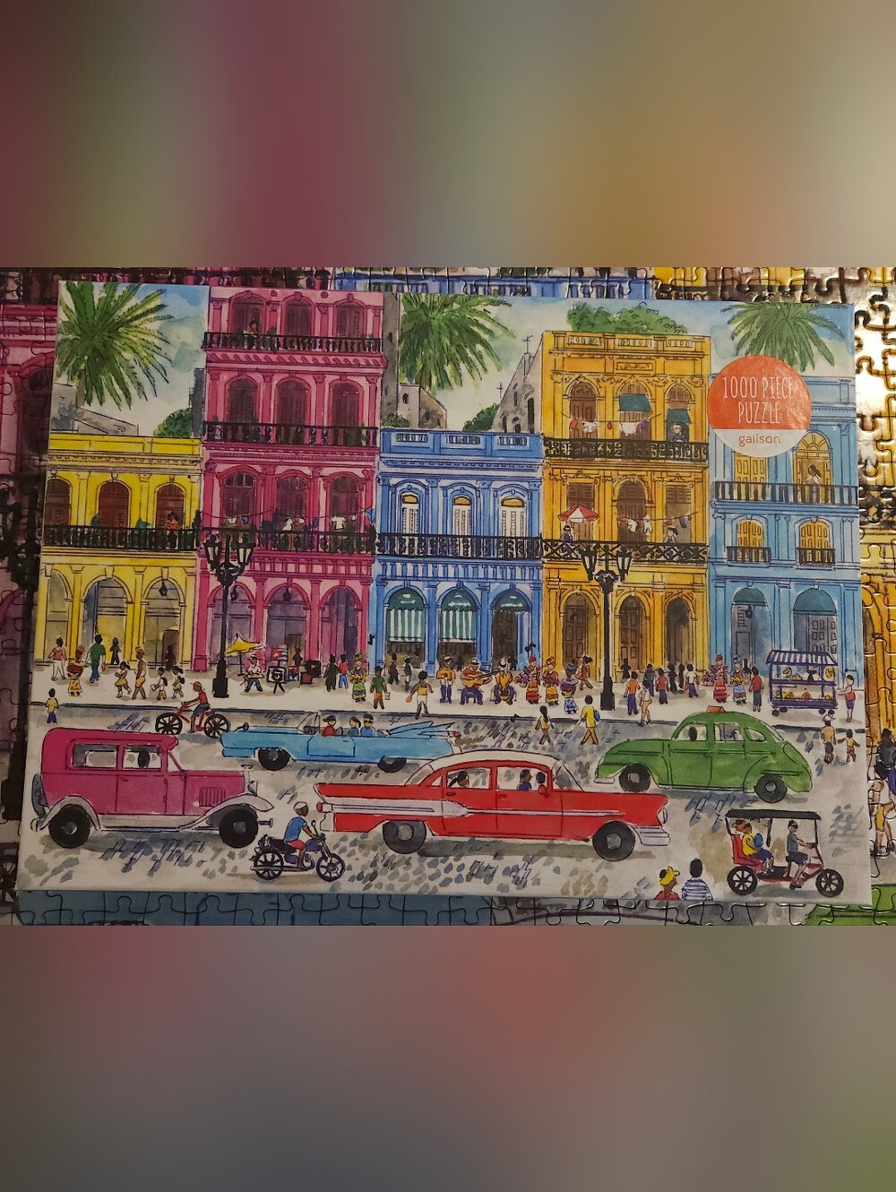 Galison Artsy Colorful Cuba 1000-Piece Puzzle
